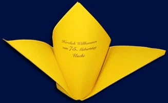 Servietten Servietten - Goldprägung