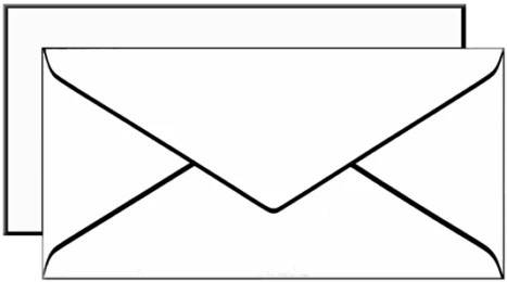 Trauerbriefumschläge mit Trauerrand